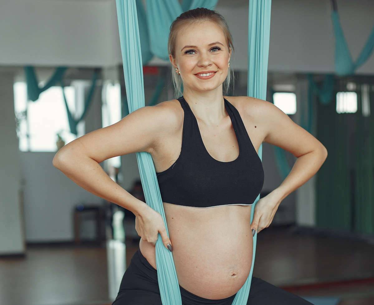 ćwiczenia dla ciężarnych guma